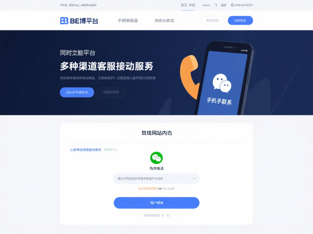同时，平台拥有多渠道的客服接入方式。除了网站内置的