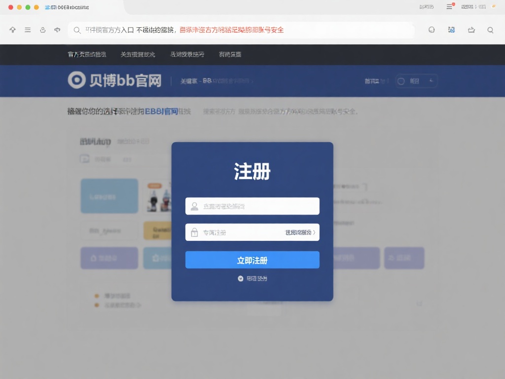 首先，确保您选择的是正确的贝博官网链接。浏览器中搜