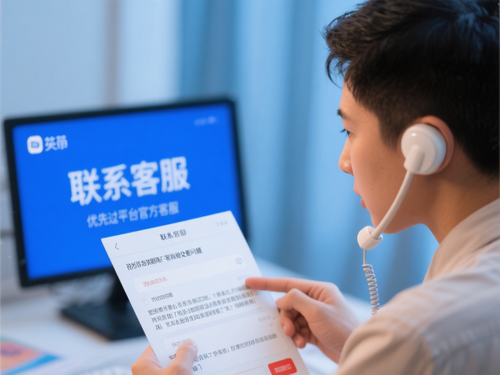 联系客服
优先通过平台官方客服沟通处理问题。在与