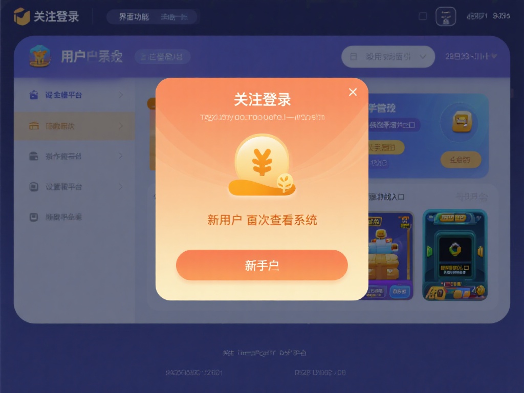关注登录后的界面功能引导
新用户在首次登入后，可
